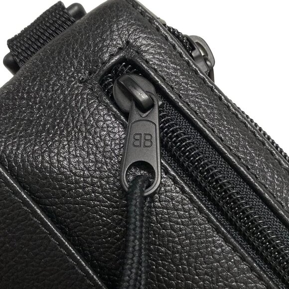 Auth BALENCIAGA - 673169 Black Leather Shoulder Bag - Picture 5 of 13